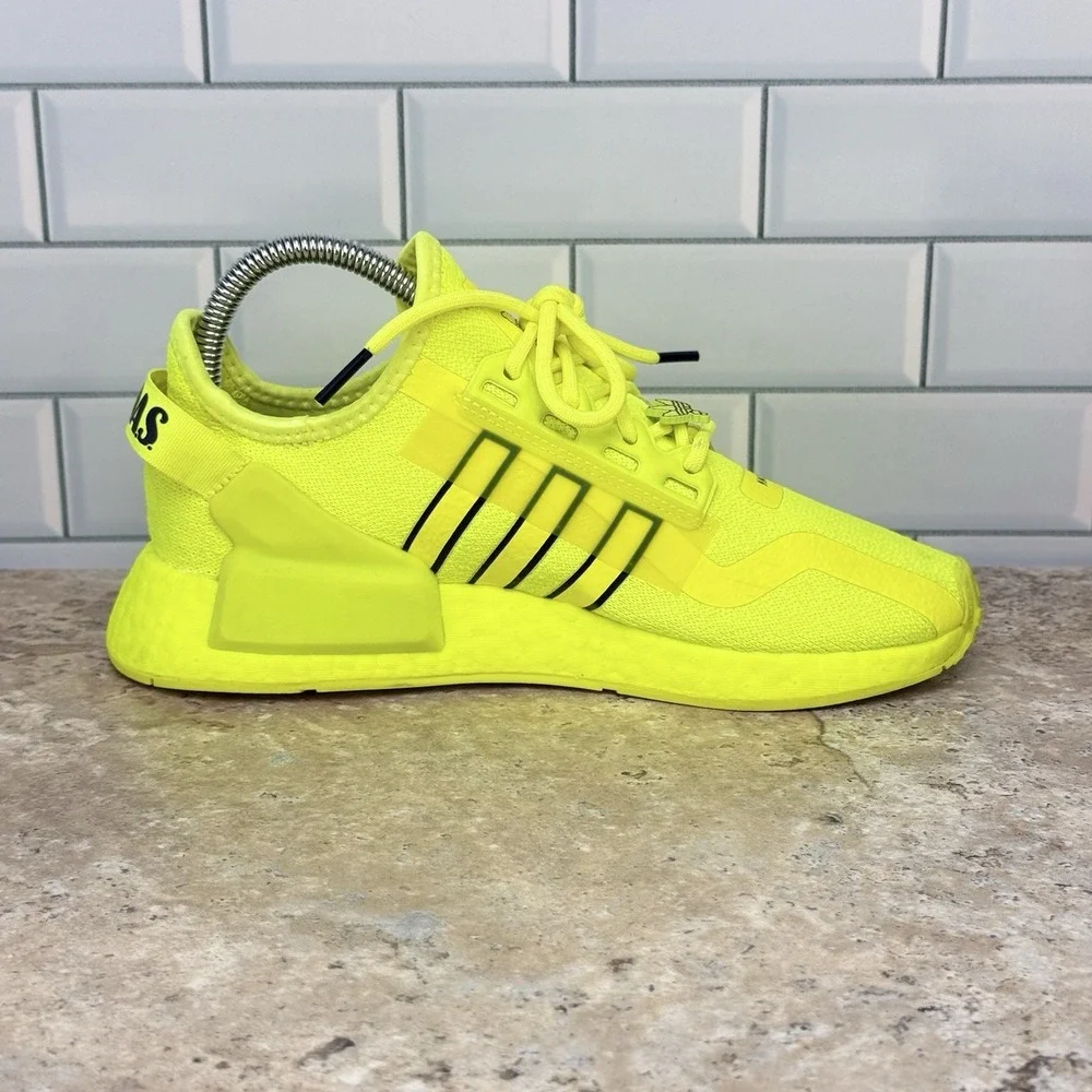 Adidas NMD_R1 V2 - Men's 5.5 - Solar Yellow Running Shoes Sneakers